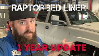 RAPTOR BEDLINED DURAMAX  ONE YEAR UPDATE [upl. by Azil96]