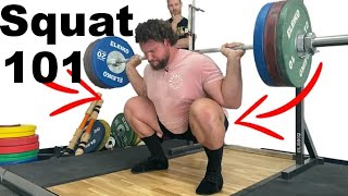 The GREATEST Squat Tutorial feat 2019 Worlds Strongest Man Martins Licis [upl. by Aniratak]