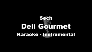 Sech  Deli Gourmet  Karaoke  Instrumental [upl. by Kciredorb]