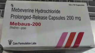 Mebaus 200 Capsule Mebeverine Hydrochloride ProlongedRelease Capsules 200 mg [upl. by Noitsirhc]