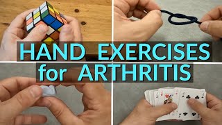 Hand amp Finger Exercises for Arthritis Improve your Function and Dexterity [upl. by Ariaes]