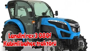 Kabinli bahçe traktörü Landini 3 REX 080f [upl. by Teilo940]