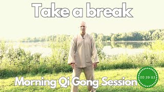 Harmonie amp Santé avec SoieZen  Morning Qi Gong Session  Take a break WUJI [upl. by Eeramit]