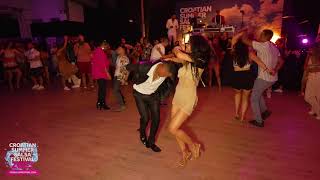 Jorge amp Yenifer  Salsa social dancing  Croatian Summer Salsa Festival 2023 [upl. by Elyac39]