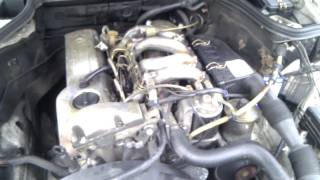 W124 Diesel 200D MercedesBenz  Engine Start [upl. by Sharman]