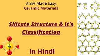 Silicate Structure amp Its ClassificationAmieMaterial ScienceCeramic MaterialsGroup A [upl. by Errehs310]