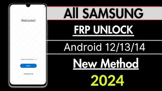 SAMSUNG FRP BYPASS 2024 The EASIEST Way to Bypass New Security [upl. by Neeli213]