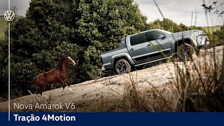 Nova Amarok V6  Tração4Motion  VWBrasil [upl. by Jelle]