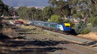 Australian Trains  Broadford Victoria VLine Pacific National Countrylink [upl. by Ahc]