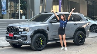 รีวิว Ford Everest Wildtrak 4x4 สีเทาแลมโบ 19M [upl. by Ocirema]