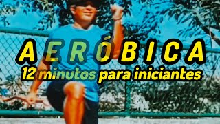 AERÓBICA INICIANTE  12 minutos pra começar Caminhada em casa [upl. by Bekelja]