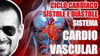 Ciclo Cardíaco Sístole e Diástole  Sistema Cardiovascular  Anatomia Humana  VideoAula 046 [upl. by Anelam]