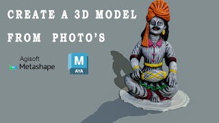 Create a PhotoRealistic 3D Scan model from Photos using Agisoft Metashape [upl. by Ludewig658]