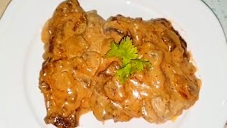 The most delicious mushroom beef piccata recipe  احلى طريقه لعمل بيكاتا اللحم بالمشروم [upl. by Anyela142]