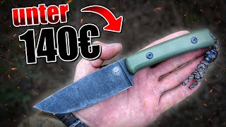 MEIN EIGENES MESSER für unter 140€  Outdoor Bushcraft Survival Messer Review deutsch 4K [upl. by Ploss]