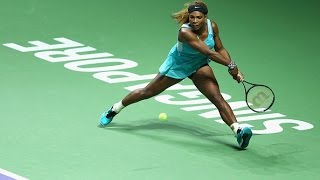 Serena Williams vs Genie Bouchard  2014 WTA Finals Highlights [upl. by Kostman50]