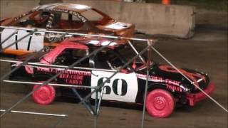 Demolition Derby 6 at Canfield Fair 2016 in Ohio [upl. by Aterg949]