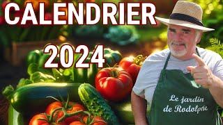 Calendrier des semis et des plantations pour 2024 [upl. by Noelopan866]