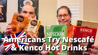 Americans Try Nescafé and Kenco Lattes and Mochas [upl. by Gweneth]