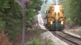 Chasing the Conway Scenic Railroads Notch Train Featuring quotYellow Birdquot 216 GP35 [upl. by Erbe]