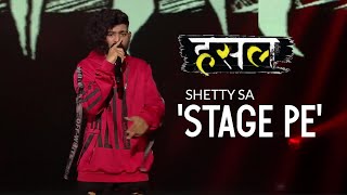 Stage Pe  Shetty Saa Impresses The Judges  Hustle Rap Songs [upl. by Lyrahc]