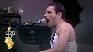 Queen  Bohemian Rhapsody Live Aid 1985 [upl. by Nirro238]