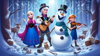 Frozen Snowman Song  Fun and Magical Winter Adventure with Your Favorite Frozen Charactersquot [upl. by Izabel]