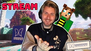 Spiller Minecraft MED DERE  Verdensdalen for Psykisk Helse [upl. by Iahk427]