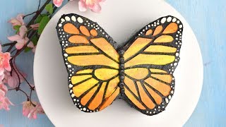 BUTTERCREAM BUTTERFLY CAKE by HANIELAS [upl. by Monjo]