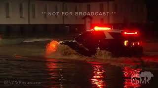 05252023 Tucumcari NM  Flash flooding cars driving through water [upl. by Hnahym]