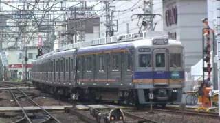 【南海電鉄】6100系6107F／6100系さよならヘッドマーク＆最終日＠堺東 [upl. by Lorita800]