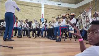 St Philimon brass band 50 ⚪🔴🟡  tembisa concert quot Lerato la Gao💯💥💫 2024 💤💭 [upl. by Ynnej]