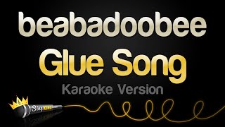 beabadoobee  Glue Song Karaoke Version [upl. by Annawik441]