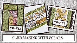 3 Card Making Ideas with Scraps [upl. by Tlevesoor]