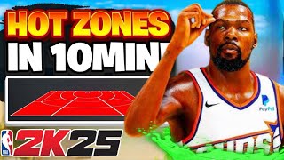 How to MAX HOT ZONES in 10 MINUTES  YOU NEED THEM  NBA 2K25 [upl. by Filippa]