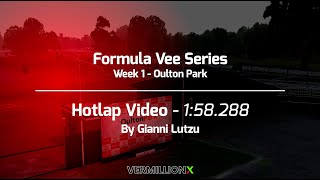 Formula Vee Series 24S3 Week 1  Oulton Park HotLap 158288 [upl. by Nussbaum]