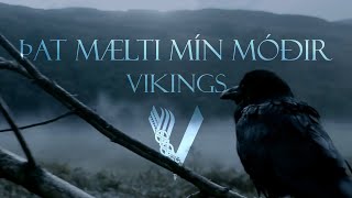 Vikings  My Mother Told Me Old Norse Lyrics amp Translation Halfdan amp Harald [upl. by Dronel426]