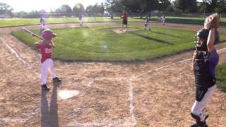 2013 BYBL Brewers vs Reds in Playoff game 2  Bolingbrook IL Coach Pitch [upl. by Barthold]