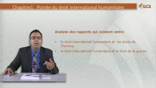 Droit international humanitaire chapitre 1er [upl. by Yeltsew328]