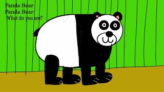 Panda bear panda bear what do you see  Animated Childrens Books  Kids Books Read Aloud [upl. by Id]