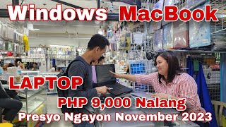 LAPTOP Windows amp MacBook Presyo Ngayon November 2023  Greenhills  Budget laptops Windows [upl. by Soilissav]