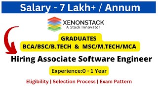 XenonStack Off Campus Drive 2023  2022 BATCH  Job Vacancy 2023 video [upl. by Leahcimauhsoj]