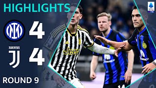 InterJuventus 4  4  Highlights amp Goals  Serie A 202425 [upl. by Araet]