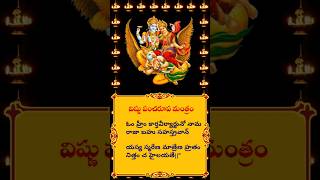 Vishnu Pancha Roop Mantra shorts devotional viral [upl. by Treblig]