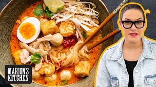 My ultimate guide to making laksa from scratch  Malaysian Laksa Lemak  Marions Kitchen [upl. by Janean]