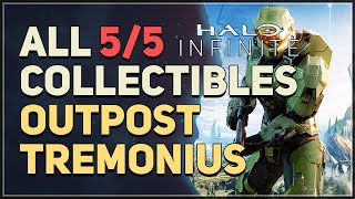 Outpost Tremonius All Collectibles Halo Infinite [upl. by Wobniar]