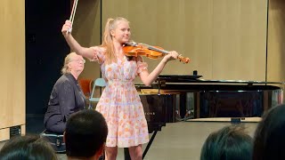 Amazing Performance of 15 Year Old Karolina Protsenko  Sarasate  Zigeunerweisen [upl. by Attolrac]