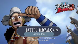 Battle Royale 120  The King of Snipers  Usopp vs Moria  One Piece  Burning Blood [upl. by Veedis]