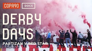 The Most Intense Atmosphere in Football  Partizan v Red Star  Derby Days [upl. by Terle]