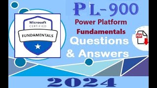 Part13 Microsoft PL900 Microsoft Power Platform Fundamentals  Practice Question amp Answers [upl. by Eelarac341]